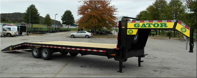 Gooseneck flat bed trailer for sale14k  Henderson County,  North Carolina
